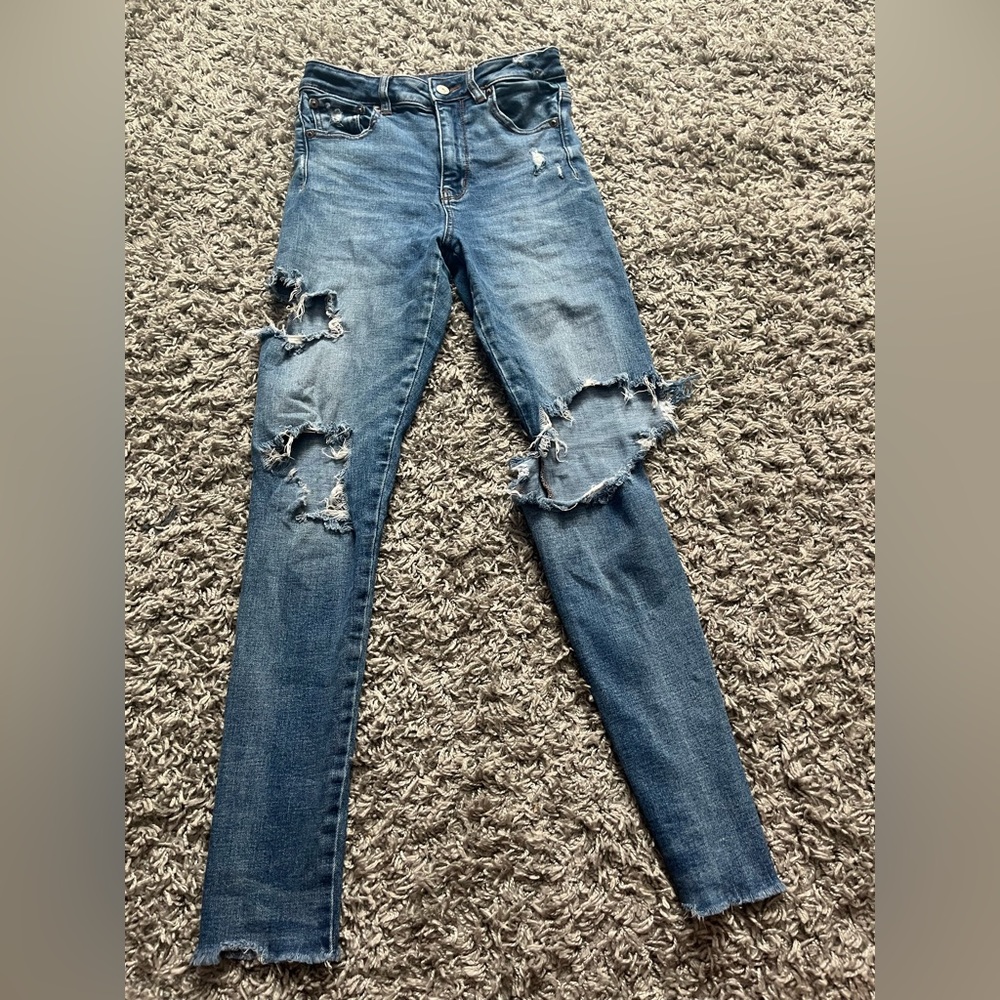 American Eagle super high rise jegging